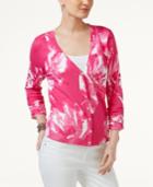 Inc International Concepts Printed Cardigan, Only At Macy's