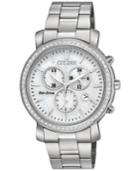 Citizen Women's Chronograph Eco-drive Stainless Steel Bracelet Watch 41mm Fb1410-58a