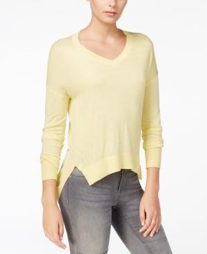Armani Exchange High-low V-neck Sweater