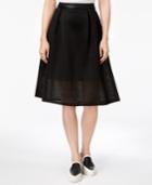 Armani Exchange Mesh A-line Skirt