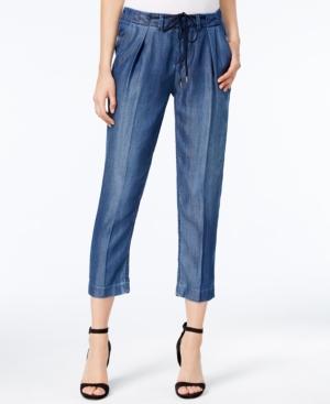 Armani Exchange Drawstring Denim Trousers