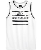 Quiksilver Men's Boar Hunter Mesh Graphic-print Logo Tank