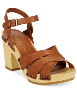 American Rag Cassidy Wooden Platform Sandals, Only At Macy's Women's Shoes