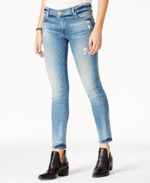True Religion Liv Ripped Light Blue Wash Skinny Jeans