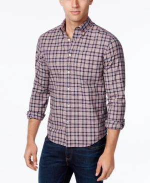 Tommy Hilfiger Men's Almeda Plaid Slub Long-sleeve Shirt