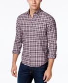 Tommy Hilfiger Men's Almeda Plaid Slub Long-sleeve Shirt