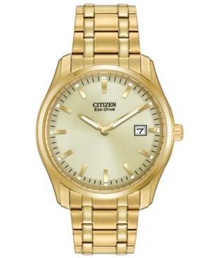 Citizen Men's Eco-drive Gold-tone Stainless Steel Bracelet Watch 40mm Au1042-53p