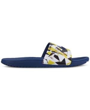 Nike Men's Kawa Print Slide Sandals From Finish Line