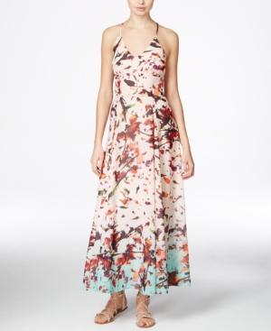 Rachel Rachel Roy Sleeveless Floral-print Maxi Dress