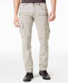 Inc International Concepts Men's Slim-fit Gray Cotton Cargo Pants, Only At Macy's