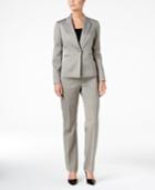 Le Suit Herringbone Pantsuit