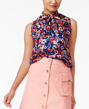 Love Moschino Tie-neck Top