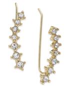 Inc International Concepts Gold-tone Crystal Ear Climber Earrings, Only At Macy's