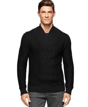 Calvin Klein Shawl Collar Sweater