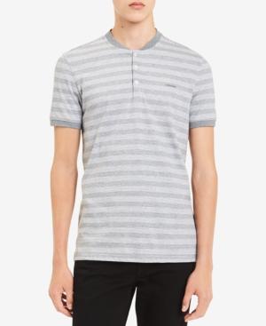 Calvin Klein Men's Variegated Stripe Henley