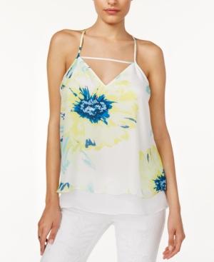 Guess Michaela Printed Ruffled Top