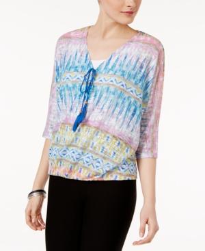 Jpr Dolman-sleeve Tie-dyed Sweater