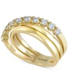 Couture By Effy Diamond Triple Row Ring (5/8 Ct. T.w.) In 18k Gold