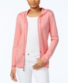 Tommy Hilfiger Studded Knit Hoodie, Only At Macy's