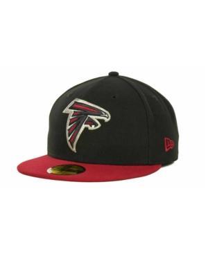 New Era Atlanta Falcons Nfl Black Team 59fifty Cap