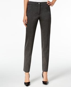 Jm Collection Zip-pocket Slim-leg Pants, Only At Macy's