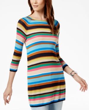 Cece By Cynthia Steffe Striped Tunic Top