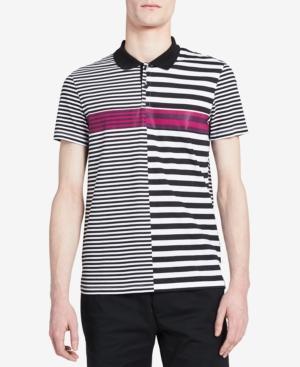 Calvin Klein Men's Contrast Stripe Polo