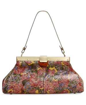 Patricia Nash Metallic Paisley Tooled Ferrara Satchel
