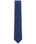 Boss Men's Square-embroidered Silk Tie