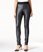 Inc International Concepts Faux-leather Leggings, Only At Macy's