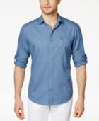 Inc International Concepts Men's Textured Ripstop Shirt, Created For Macy's