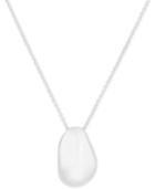 Lucky Brand Silver-tone Rock Crystal Bean Necklace, 27-1/2 + 2 Extender
