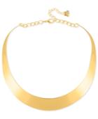 Robert Lee Morris Soho Necklace, Gold-tone Half-moon Collar Necklace