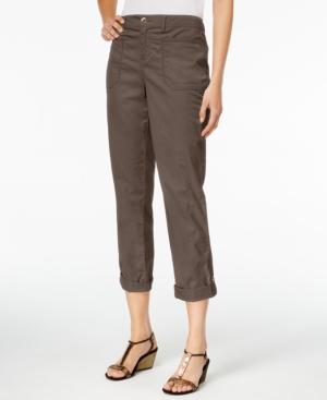 Style & Co. Cuffed Slim-leg Pants, Only At Macy's