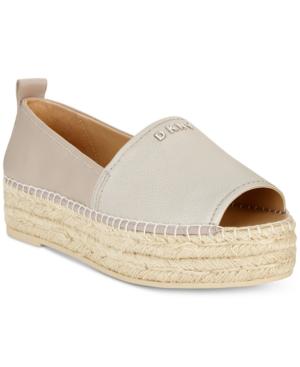 Dkny Mer Peep-toe Espadrille Sandals