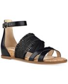 Nine West Vernell Three-piece Wedge Sandals Women's Shoes