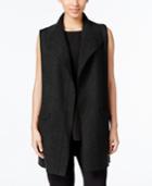 Eileen Fisher Wool Open-front Vest