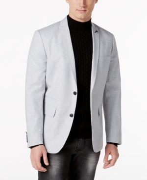 Inc International Concepts Men's Slim-fit Grey Blazer, Only At Macy's