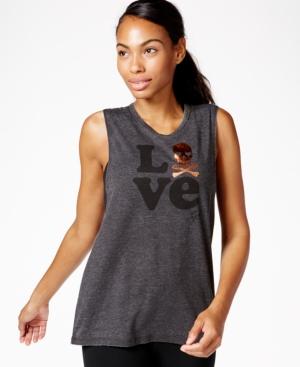 Betsey Johnson Love Skull Tank Top