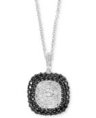 Effy Diamond Cluster Halo Pendant Necklace (2 Ct. T.w.) In 14k White Gold