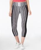 Calvin Klein Performance Geo-print Cropped Leggings