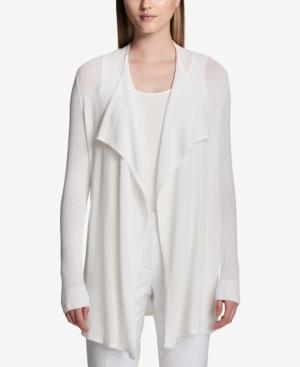 Calvin Klein Drape-front Cardigan