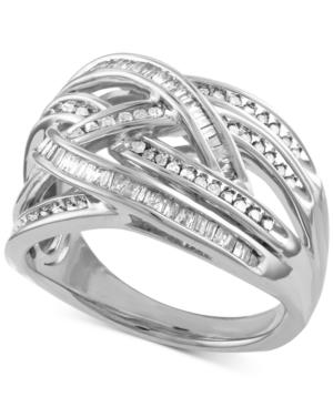 Diamond Overlap Crisscross Ring (1/2 Ct. T.w.)