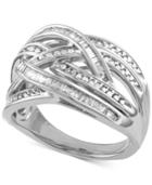 Diamond Overlap Crisscross Ring (1/2 Ct. T.w.)