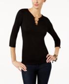 Inc International Concepts Petite Ring-hardware Top, Only At Macy's