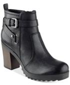 G By Guess Francy Lug Booties Women's Shoes