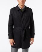 Kenneth Cole New York Men's Russell Water Repellent Belted Trench Coat