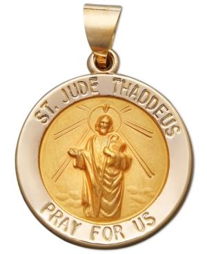 14k Gold Pendant, Saint Jude