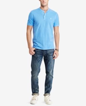 Polo Ralph Lauren Men's Custom-fit Mesh Henley