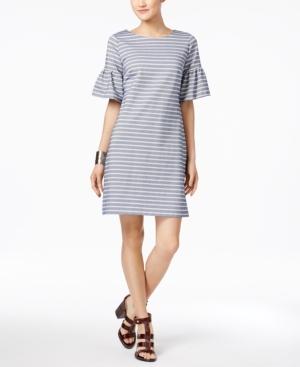 Ivanka Trump Bell-sleeve Shift Dress
